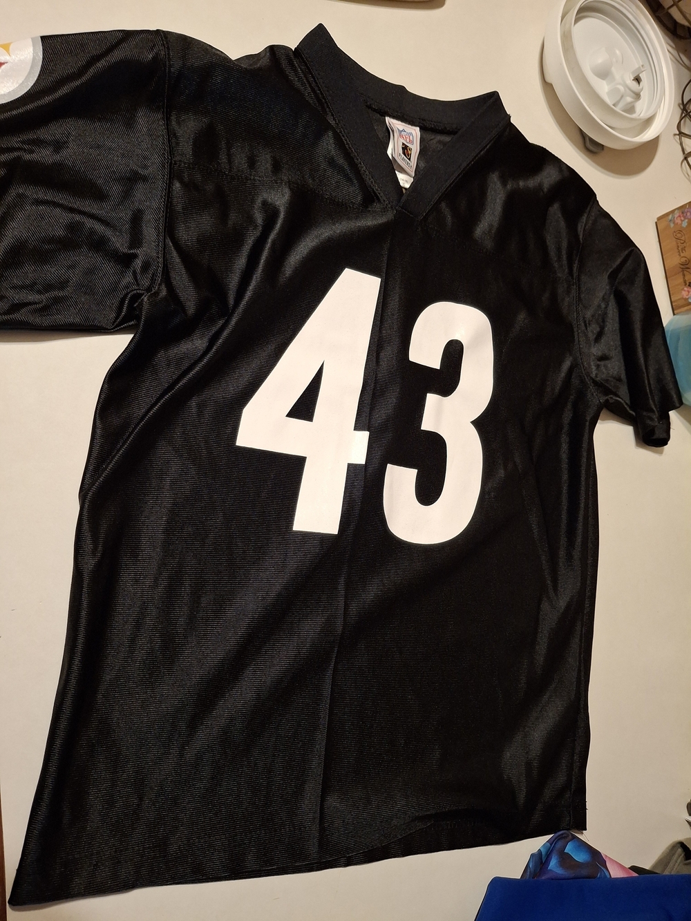 NFL Kids Black Jersey Polamalu